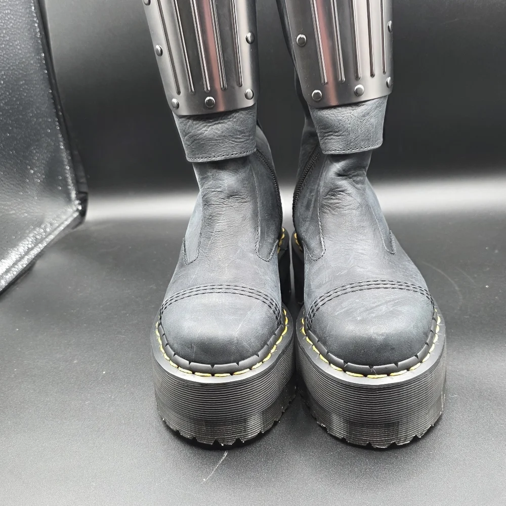 Dr. Martens Jadon Max Boot Hi Buckle Platforms